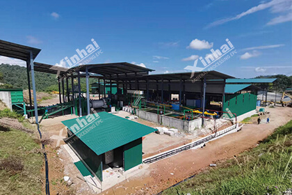 Tin ore flotation plant